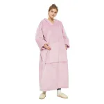 plaid avec manches rose pastel