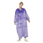 plaid avec manches violet