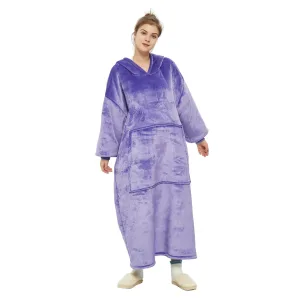 plaid avec manches violet