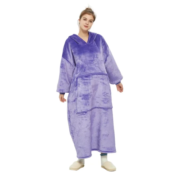 plaid avec manches violet