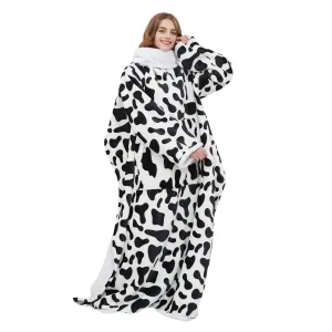 plaid cocooning géant vache