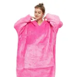plaid fuchsia pour les soirées cocooning