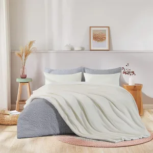 plaid polaire Blandine beige