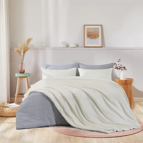 plaid polaire Blandine beige