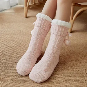 Chausson Chaussette Femme Tricot