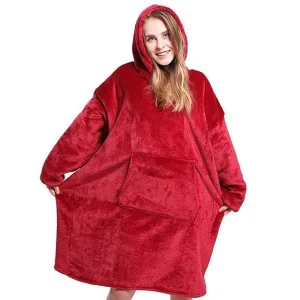 Plaid Sweat à Capuche Rouge