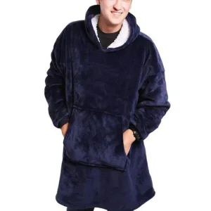 Pull Plaid Homme Bleu Marine