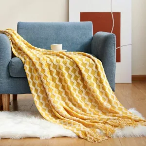 Plaid Danois Jaune