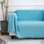 Plaid BohèMe Bleu Ciel