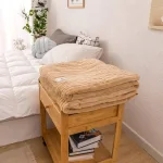 Plaid Beige Doré
