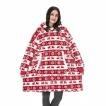 Pull Plaid Femme NoëL Rouge