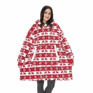 Pull Plaid Femme NoëL Rouge