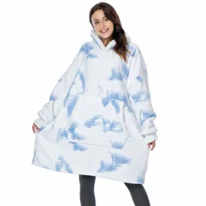 Pull Plaid Femme DéLavé Bleu