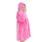 pull à capuche fuchsia