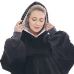 pull à poche centrale femme