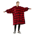 pull confortable tartan avec poche