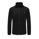 pull en polaire avec chauffage intégré
