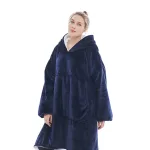 pull plaid bleu femme