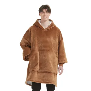 pull plaid marron homme