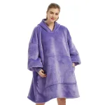 pull plaid violet femme