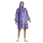pull polaire violet tendance