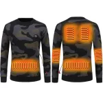 pull USB camouflage pour l'hiver
