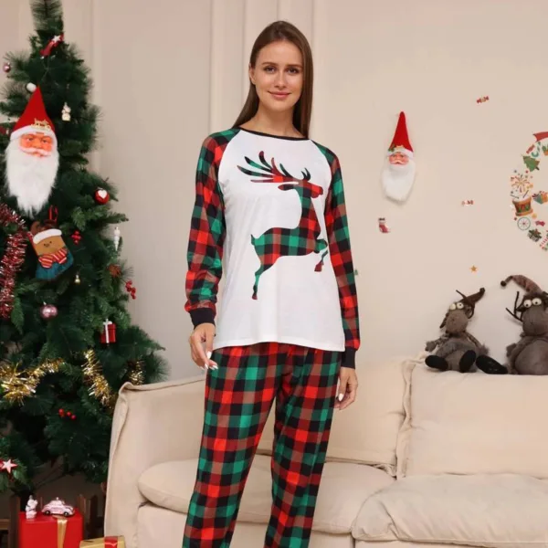 pyjama de Noël pour femme Renne Écossais