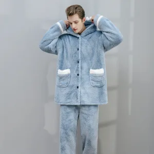 pyjama pilou pilou homme bleu