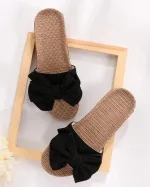 sandales confortables avec noeud