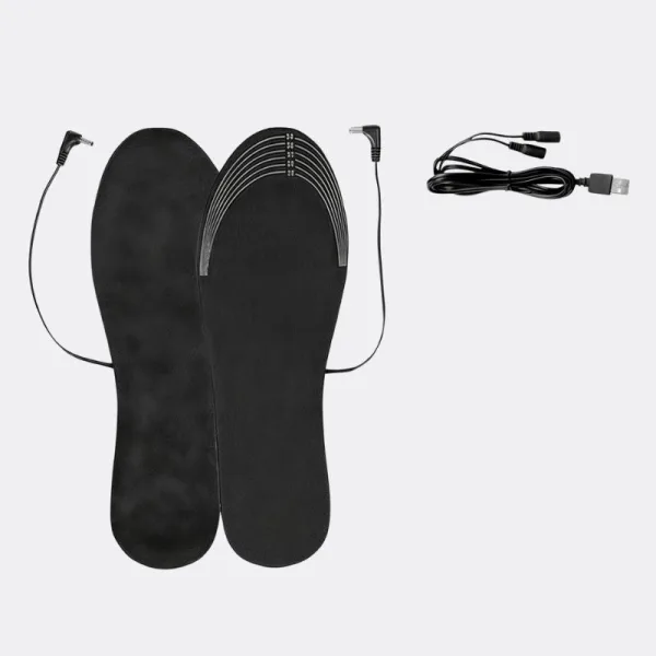 semelles intérieures chauffantes USB unisexes