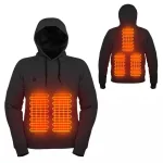 sweat à capuche thermique