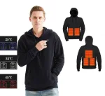 sweat chauffant USB noir pour hommes et femmes