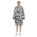 sweat femme confortable en plaid vache