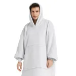 sweat homme plaid blanc argent