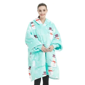 sweat plaid de Noël bonhomme de neige