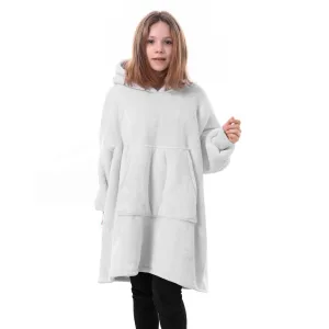 sweat plaid enfant gris clair