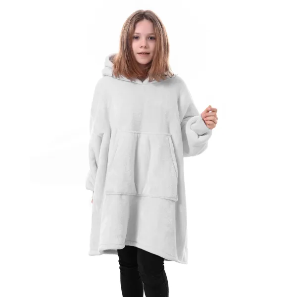 sweat plaid enfant gris clair