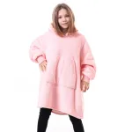 sweat plaid enfant rose