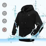 sweat zippé chauffant