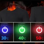 tee-shirt en coton homme chauffant