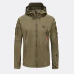 veste à capuche en coton avec fonction chauffante pour hommes