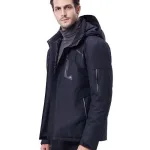 veste à manches longues chauffante homme grande taille