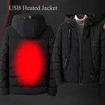 veste à manches longues pour homme chauffante