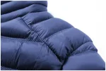 veste bleue polaire à fonctionnalités chauffantes