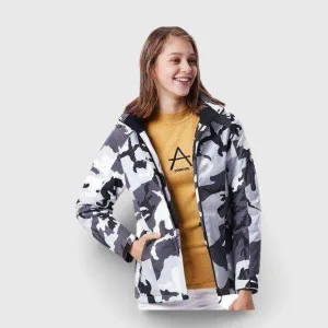 veste chauffante camouflage femme