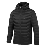 veste chauffante électrique à capuche femme