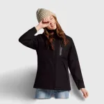 veste chauffante électrique femme noire