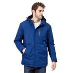 veste chauffante homme bleu