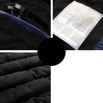 veste chauffante intérieure polaire grise