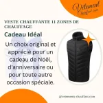 veste chauffante pour femme double contrôle